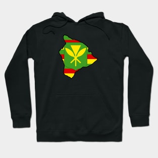 Big Island Kanaka Maoli Flag Hoodie